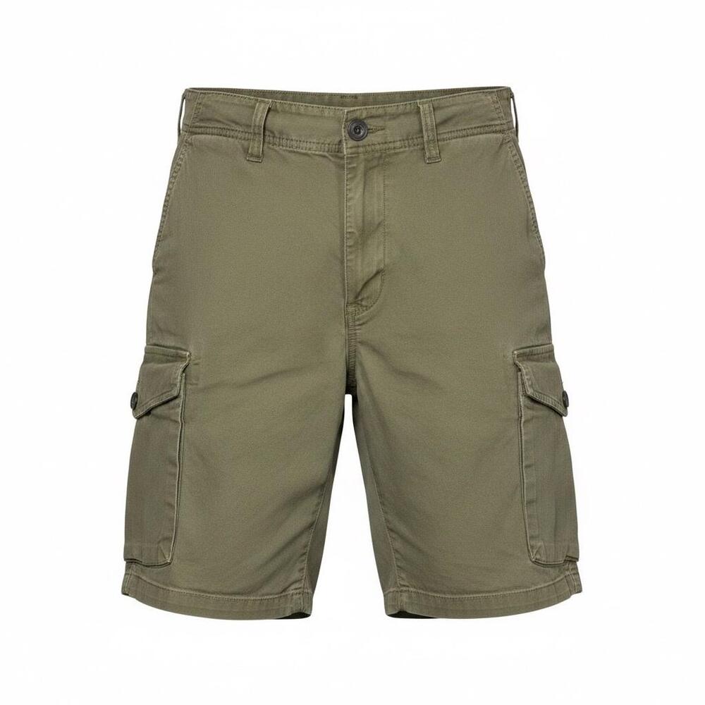 Lucky Brand Cargo Shorts Mens 33 Green Saturday Stretch Canvas 8 Inseam Pockets